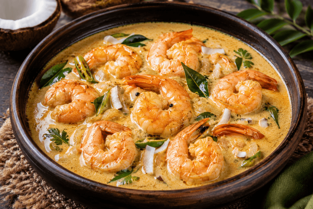 coconut prawn curry