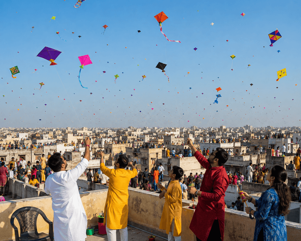 international kite festival (uttarayan)