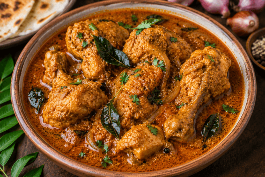 pondicherry style chicken curry